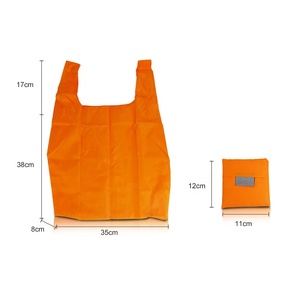 Sac de courses pliable avec poignée et matériau en fibre de polyester - Product Image 6