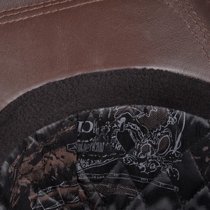 RY127 Customizable Men's Genuine Leather Baseball Caps <b>Winter</b> Ear Head Protection Trucker Dad <b>Golf</b> <b>Hats</b> Casual Style Sale - Product Image 5