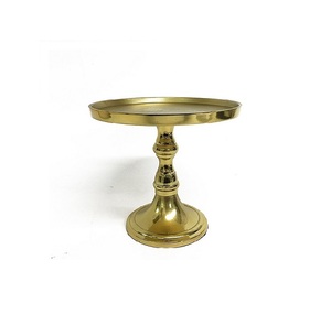 Galvanized Metal Cake Stand Round Shape Handmade Dessert Stand Best for <b>Birthday</b> Wedding Party <b>Table</b> Decoration - Product Image 6