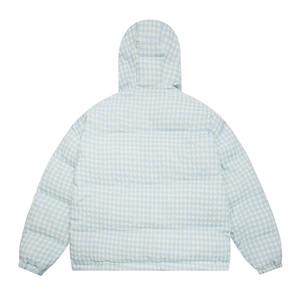 Femmes hiver chaud mi-long mince à capuche fermeture éclair Parkas à manches longues rembourré bouffée veste couleur unie fait peau de mouton coton - Product Image 3