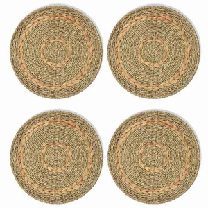 Best Selling Oval Rattan <b>Placemats</b> Coaster for Home Decoration Handicraft Charger Plates <b>Wicker</b> Rattan Charger Plate - Product Image 4