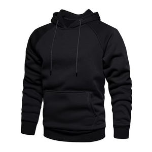 Venta al por mayor 100% algodón polar Sudadera con capucha hombres mujeres Casual sudadera de gran tamaño - Product Image 2