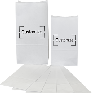 Sacs de pharmacie jetables en papier offset durable 60g avec logo personnalisé Marah Design, en vrac pour les aliments - Product Image 3