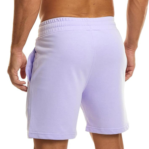 Vente en gros de pantalons courts et décontractés de couleur unie avec poches et cordon de serrage pour hommes, shorts de bain grande taille pour garçons - Product Image 3