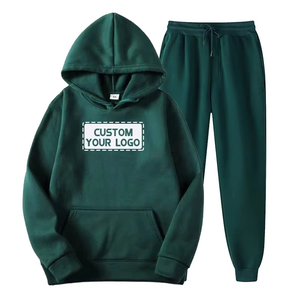 Custom High Quality Cotton Tracksuit Men Hoodie and Jogger Set Oversized Pullover <b>Hoodies</b> Sweatpants Washed 2 Piece Set for Men - Product Image 6