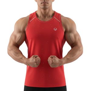 Débardeur pour homme en polyester, coton respirant, séchage rapide, tissu extensible léger, débardeur pour homme en tissu doux, chemise sans manches pour homme - Product Image 1