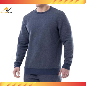 Sudadera de Algodón 100% Personalizada al por Mayor, Bordada, Informal, para Hombre, de Invierno, para Exteriores, Elegante, Ligera, Lisa, Teñida, con Cierre de Cremallera de un Cuarto - Product Image 5