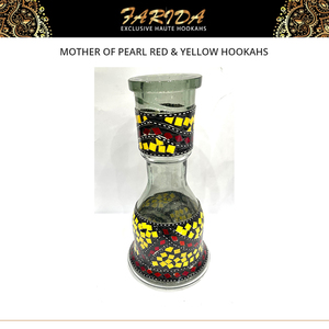 Cachimbas de Acero Inoxidable Chapadas en Oro Rojo y Amarillo con Perla Madre Egipcia de Diseño Único, de Alta Calidad y Lujo, en Venta al por Mayor - Product Image 5