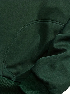 Camisa deportiva informal con media cremallera para hombre, color gris brezo, color sólido, cuello de ajuste regular y detalle de cremallera, tela no elástica, atuendo informal - Product Image 4