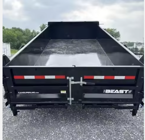 AUTOSPARK CAM Superline Beast 7 X 14 Heavy Duty Dump <b>Trailer</b> Used Farm <b>Trailer</b> Gear Motor for Tractor China Origin OEM/ODM - Product Image 3