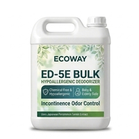 Desodorante Líquido Hipoalergénico y Ecológico ECOWAY ED-5E, Sin Químicos, Control de Olores por Incontinencia, Seguro para Bebés y Ancianos