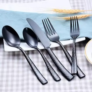 Juego de Cubiertos Clásicos de Acero Inoxidable, Tenedor, Cuchara, Cuchillo, Cubiertos para Hotel, Restaurante, Vajilla de Mesa - Product Image 4