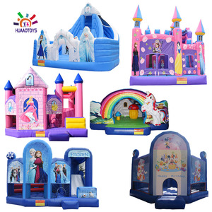 Château gonflable <span class=keywords><strong>triple</strong></span> point de fixation de qualité supérieure avec toboggan et trampoline, certifié CE, en PVC imperméable, pour usage commercial - Product Image 5
