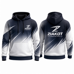 Custom Black Navy Washed Hoodie | Premium Streetwear Hoodie | Custom Logo & Private Label Manufacturer Ziakot industry - Product Image 4