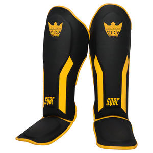 Vente à chaud Protège-tibia sur mesure Équipement de protection Logo personnalisé Protège-tibias Muay Thai Protège-tibia de boxe personnalisé - Product Image 5