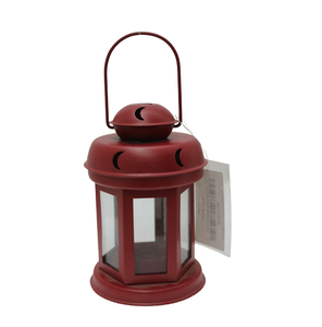 Nouveau support votif rond en fer décoratif pot de bougie Meena bleu pour salon et décoration d'éclairage de noël de table - Product Image 5