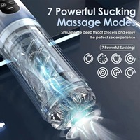 Masturbateur masculin, stimulateur du gland, masseur, succion automatique, rotation, étanche, écologique, gobelet de masturbation vaginale, jouet sexuel