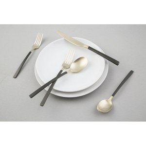Ensemble de couverts de cuisine en acier inoxydable miroir noir et or de haute qualité pour les ustensiles de cuisine de fête Resort & Hotel Tarifs de gros - Product Image 2