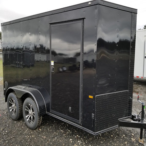 New/used 5m Enclosed Aluminum/Fiberglass Ice Cream Cargo Vending <b>Trailer</b> Mobile Kitchen Insulated Compartments Rust Resistant - Product Image 1