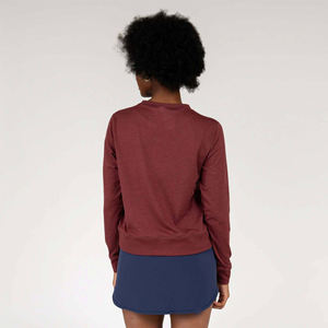 Sweat-shirt à col rond pour femme, couleur unie, pull-over à manches longues, décontracté, ample, en molleton doux, couleur unie, pull basique - Product Image 4