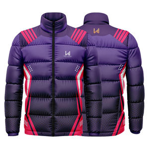Veste matelassée d'hiver unisexe de haute qualité, dégradé de couleurs, taille standard, pratique, chaude, élégante, décontractée, imperméable, respirante - Product Image 5
