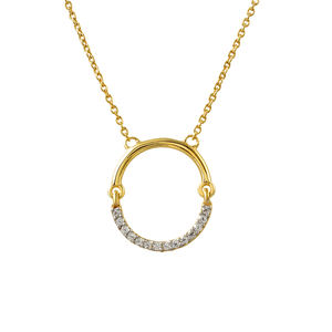 Fine gold plated <b>necklace</b> 925 sterling silver onyx <b>green</b> gemstone <b>pendant</b> <b>necklace</b> for women jewelry - Product Image 3