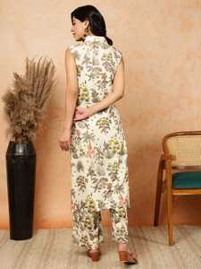 Premium Quality Long Kurti V Neck <b>Women</b> Ethnic Wear Elegant and Comfortable Design Factory Direct Wholesale - Product Image 6