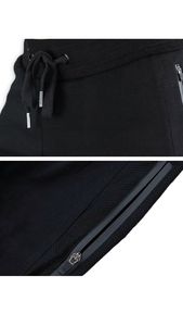 กางเกงวอร์มสำหรับผู้ชายกางเกงผ้ายืดเอวสูงผ้าฝ้ายโพลีเอสเตอร์ - Product Image 5