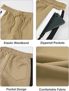 Conjuntos de chándal informales de 2 piezas para hombre, chaqueta de manga larga con cremallera completa y pantalones de chándal, trajes de chándal - Product Image 5