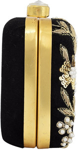 Pochette de broderie de perles de rocaille dorées Pochette de perles Conception complexe Petites perles artisanales florales cousues à la main - Product Image 4