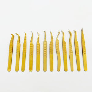 Kit magnético de 4 piezas de alta calidad, pinzas de extensión de pestañas recubiertas de papel para uso de belleza - Product Image 1