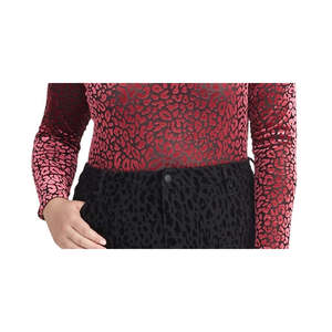 Rachel Roy - Camiseta informal con cuello alto y estampado de leopardo para mujer, talla grande, color rosa, talla 3X - Product Image 3