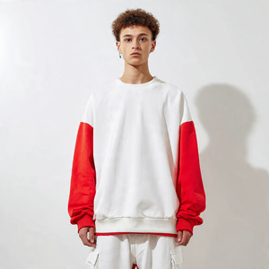 Winter Printed Sweatshirts Men Heavy Fleece Crew Neck Sweat Shirts Mens 400 GSM Printed Sweatshirt Men's - Product Image 4