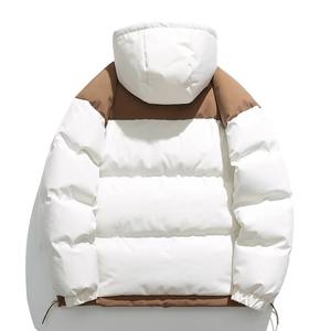 Veste matelassée tendance élégante pour hommes, coupe-vent, fermeture éclair, veste pour hommes en gros, col montant, veste d'hiver, fabricant - Product Image 2