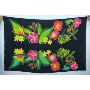 ผ้าซิ่นฮาวายพิมพ์ลายด้วยมือ คุณภาพเยี่ยม 100% ผลิตจากเรยอน รับผลิตตามสั่ง ขายส่ง ชุดคลุมชายหาด สำหรับหมู่เกาะเอเชียแปซิฟิก รุ่น HPBU035-01-180 - Product Image 1