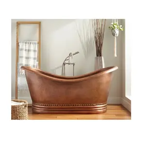대부분의 판매 좋은 디자인 금속 욕조 로얄 욕실 수제 구리 목욕 하이 퀄리티 목욕 욕조 도매상 인도에서