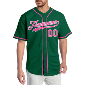 Custom Embroidery Baseball Uniform Short Sleeve Full Sublimation Support Samples Fast Delivery Quick Dry Mens Baseball Jersey - Product Image 5