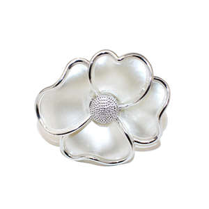 Anillos de Servilleta de Aluminio con Forma de Flor Dorada de Alta Calidad, Estilo Americano, Ecológicos, Accesorio de Lujo para Bodas y Fiestas, Venta al Por Mayor - Product Image 6