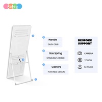 Póster Digital Portátil Android con Reproductor de Medios Quiosco Táctil Pantalla Publicitaria Móvil Para Interiores Cartelera de Tienda Minorista Señalización Digital