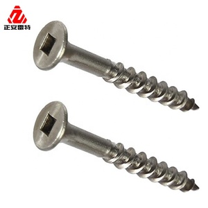 สกรูหัวกลมเหล็กชุบสังกะสี Zheng'an Leite Square Drive ขนาด M4-M24 ระดับ 8.8 บางส่วนเคลือบ - Product Image 1