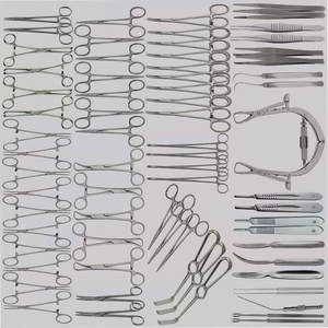 Juego de tiroidectomía de 73 piezas Juego de Cirugía de tiroidectomía instrumentos ENT instrumento quirúrgico de acero inoxidable de calidad alemana - Product Image 4