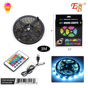 Tira de luces LED inteligentes 3M, 24 uds/Cs, cortable, 1M de longitud, blanco frío, 2700K, temperatura de Color, entrada DC24V, 5050 SMD, Silicona - Product Image 1