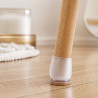 Protections de pieds de meubles en silicone, patins en feutre pour sols, capuchons ronds pour chaises, tables et coiffeuses, anti-rayures, antidérapants et anti-bruit
