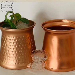 2025 Best Quality Copper <b>Coffee</b> Pot, Milk Pot Brass Handle Machine Hammered - Product Image 4