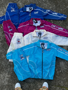 Venta al por mayor de ropa de calle de verano Pantalones cortos de nailon conjunto de chándal cortavientos de manga larga ropa de calle traje de nailon con sublimación - Product Image 2