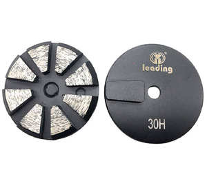 Disque de meulage TERRCO compatible 3 pouces (80 mm) avec système de changement de vitesse, huit segments à bords biseautés pour la préparation des surfaces en béton - Product Image 2