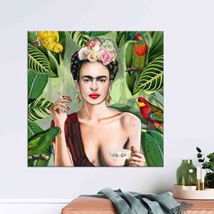 Lienzo Impreso de Frida Kahlo: Arte Tropical, Retrato Famoso, Lienzo Enrollado - Product Image 1