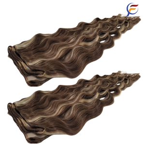 สำหรับต่อผมหรูหรา 100% ผมแท้ของมนุษย์ชาวอินโดนีเซีย เกรด Remy Virgin แบบ BodyWave คุณภาพสูงพิเศษ ไม่ผ่านการดัดแปลงด้วยสารเคมี - Product Image 1