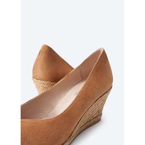 Zeppe espadrillas rose camoscio taglio V sandali comodi dal Design unico - Product Image 2