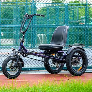 รถสามล้อไฟฟ้ารุ่นใหม่ล่าสุด ZYCLE Z500 สำหรับผู้ใหญ่, มอเตอร์ไฟฟ้าด้านหลัง 750W, แบตเตอรี่ 48V*15Ah ระยะทาง 40 ไมล์ - Product Image 5